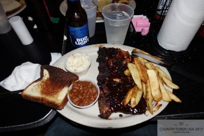 BBQ middag på Blues City Cafe, Memphis
